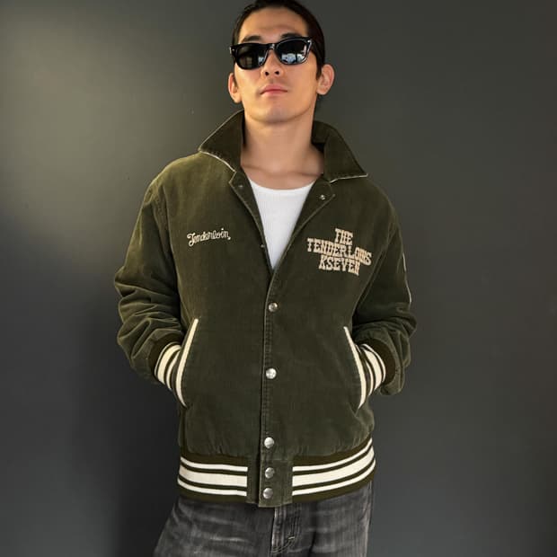 텐더로인 코듀로이 바시티 자켓