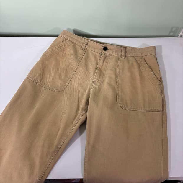 L 유니폼브릿지 베이지 레귤러핏 퍼티그팬츠