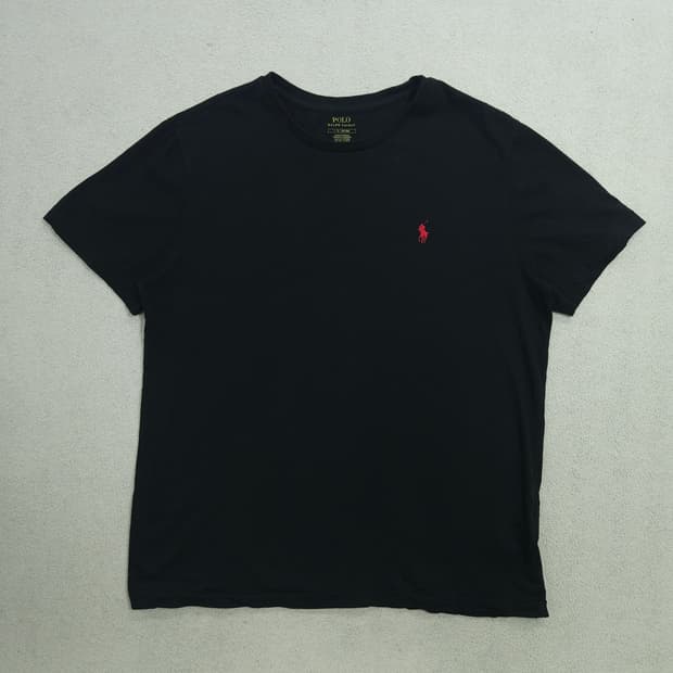 폴로 랄프 로렌 반팔티 L 블랙