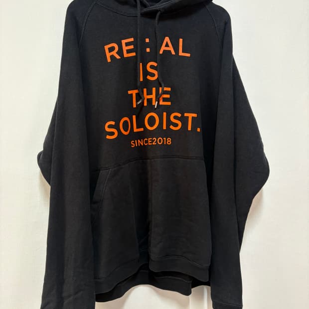 [44] 19SS 솔로이스트 오버사이즈 로고 후드