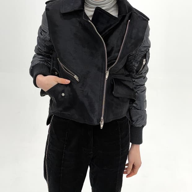 Alexander Wang calf hair jacket