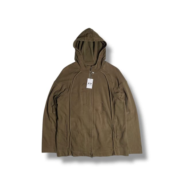 i+mu 리버스 져지 포인트 집업 후드