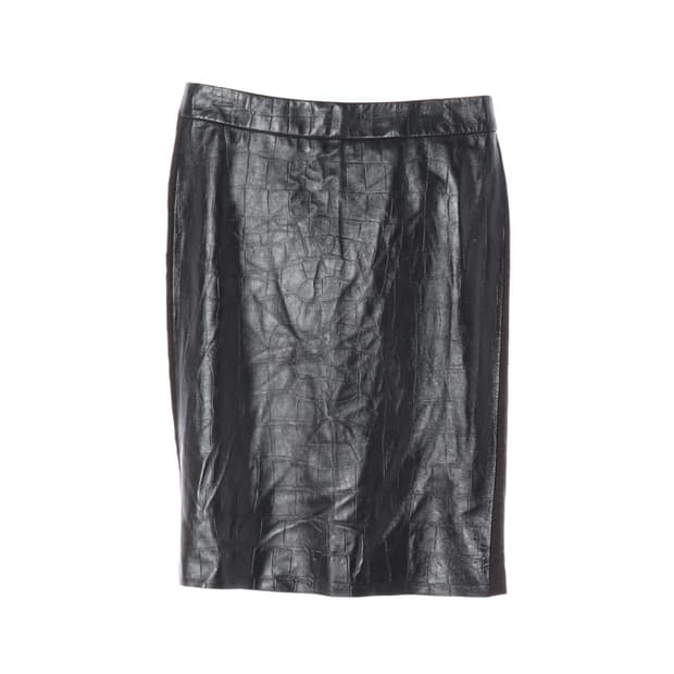 (새상품)[S]막스마라 송아지가죽 레더 스커트 셋업 치마
