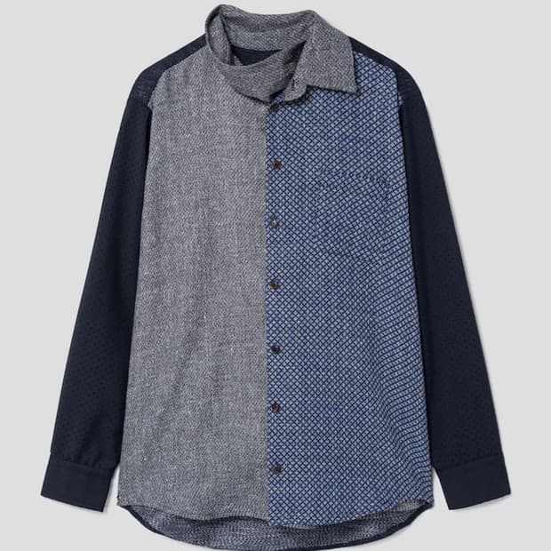 (s) bless neckerchief denim shirts