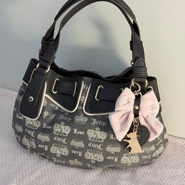 쥬시꾸뛰르 y2k 숄더백 갸루 핀터깔 베메클