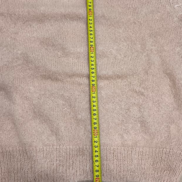 브러쉬드 슈퍼 키드 모헤어 니트 P/O 핑크 베이지