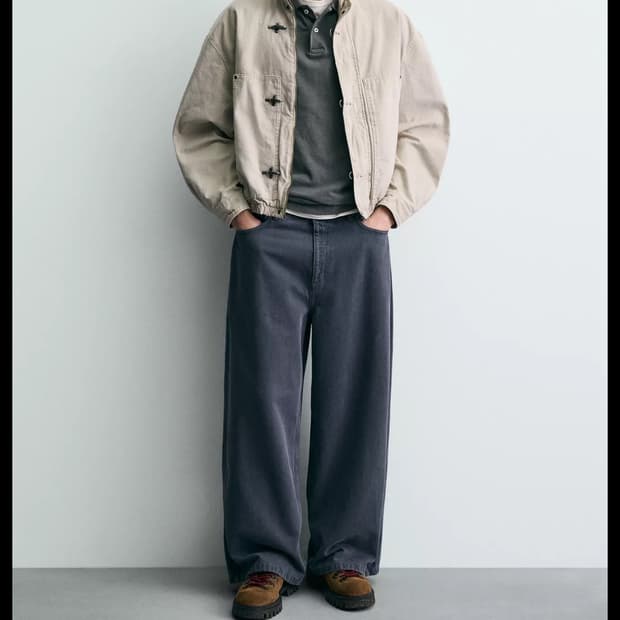 자라 알라마레스 크롭핏 재킷 베이지 L사이즈( 완전 새거 )