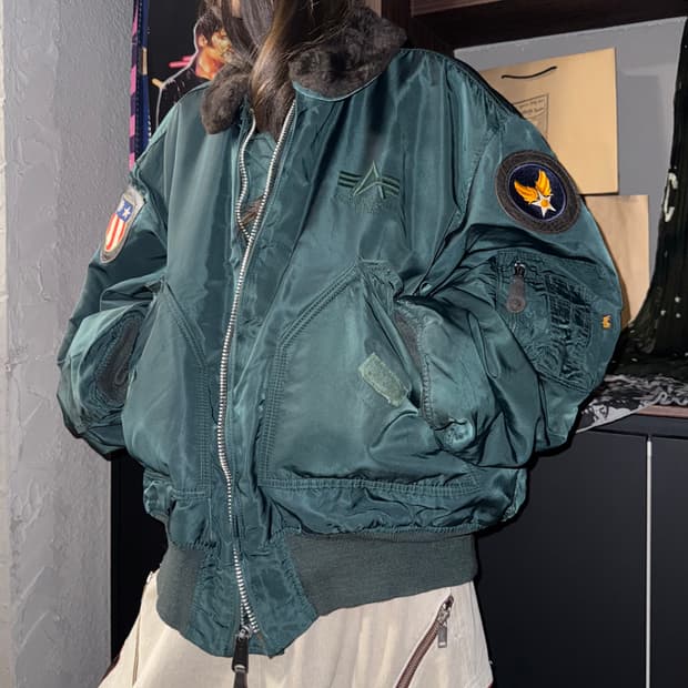 90's Alpha Industries 항공점퍼