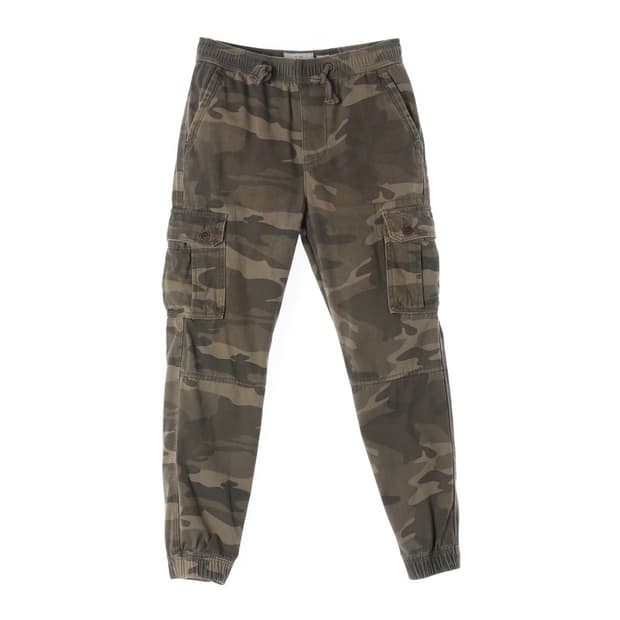 Admitted Feeling 카모플라쥬 코튼 카고 조거 팬츠 L