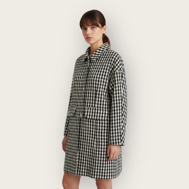 IT44/ 마르니 2012 런웨이 에디션 체크코트 자켓