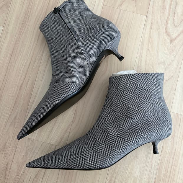 발렌시아가 키튼힐 부츠 37 knife bootie