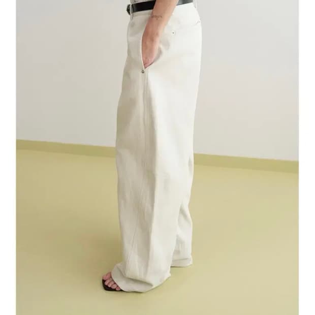 verdana 버다나 Mirro Cotton Barrel Pants