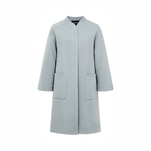 엠포리오아르마니 100% 울 집업 코트