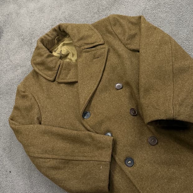 [정품/L] 40s ww2 미군 멜튼 울 오버 코트 c1