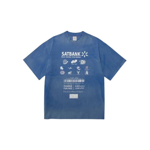 STU 뱅크 엠브로더리 티셔츠