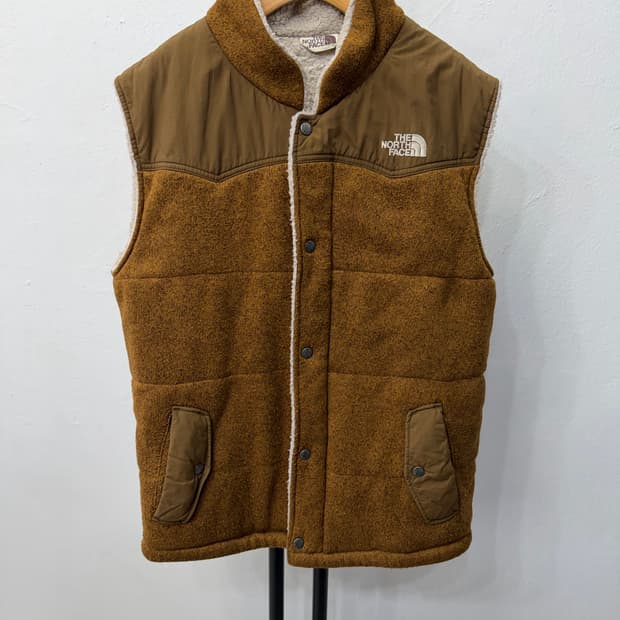 정품) 노스페이스 남성 뽀글이 조끼 105