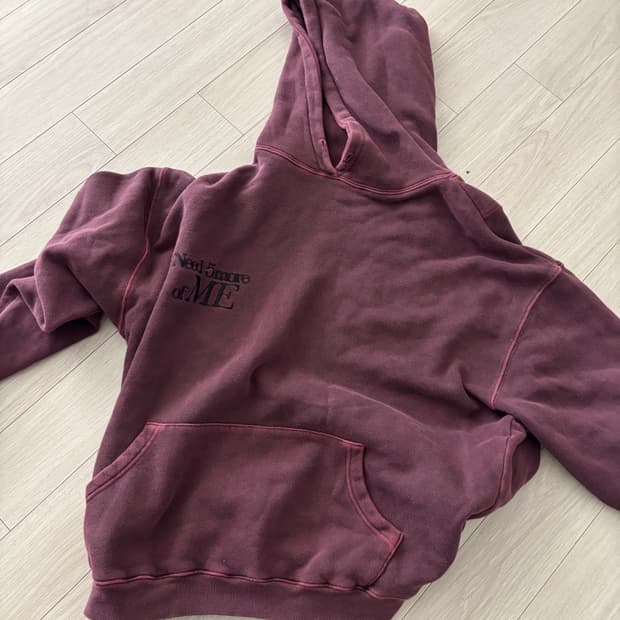 미스치프 5 more of me 퍼플 후드티 L 