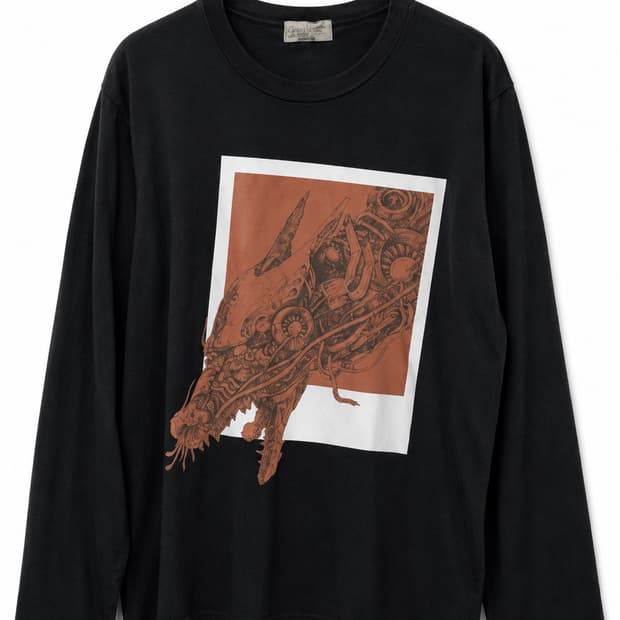 Yohji Yamamoto (pour homme) 프리팅 긴팔