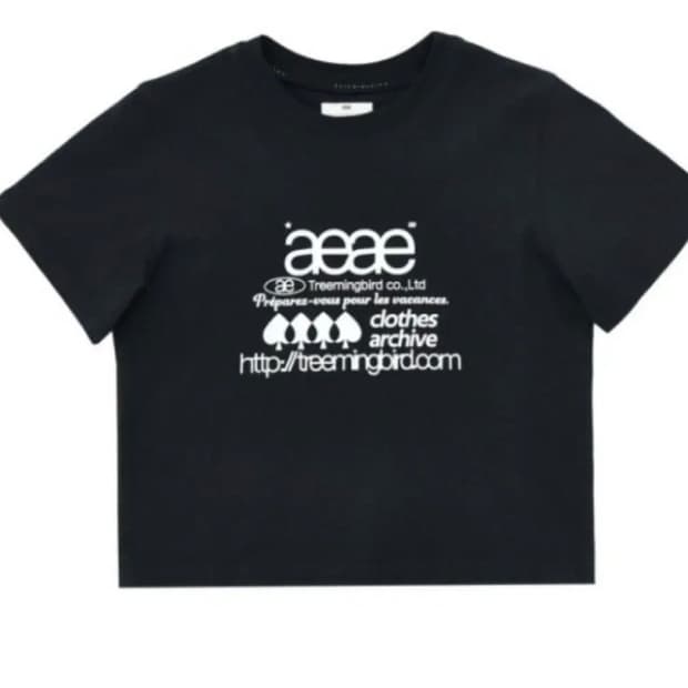 일괄) 트리밍버드 aeae 콜라보 반팔
