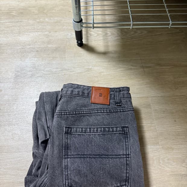 데님 카고 팬츠