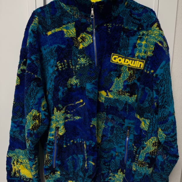 90s made in japan 골드윈 후리스 하프집업