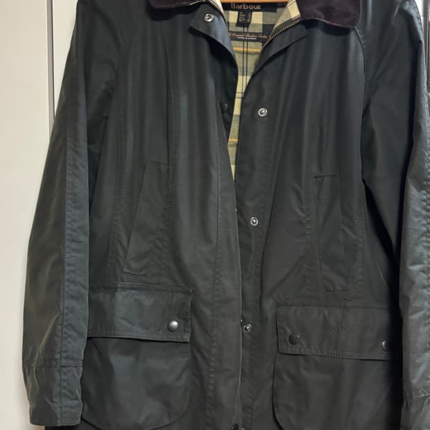 바버 비드넬 왁스 자켓 12사이즈