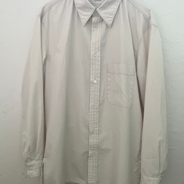 Lemaire르메르 21ss 코튼 포플린 셔츠