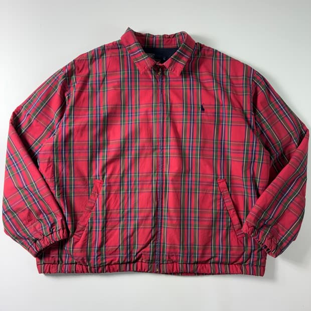 Polo 폴로 랄프로렌 90‘s 체크 코튼 스윙톱 자켓