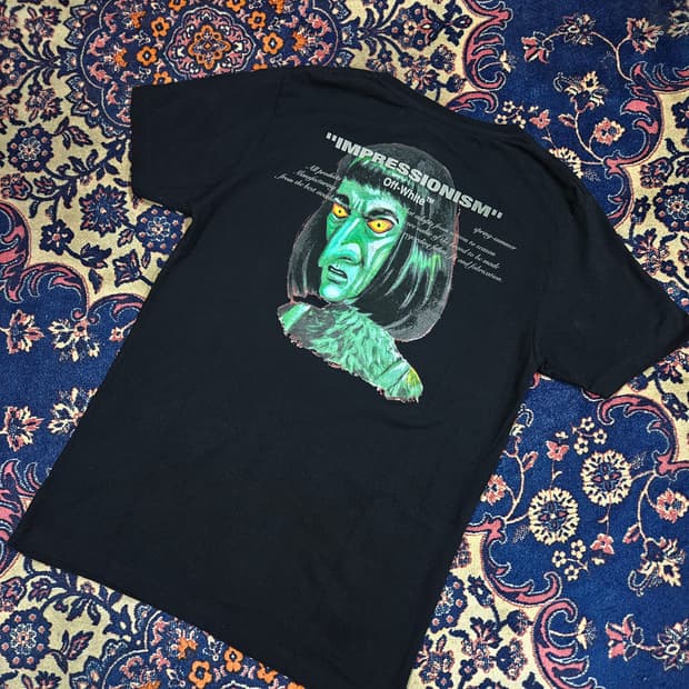 오프화이트(Off-White) 그린맨 인프레셔니즘 티셔츠 M size