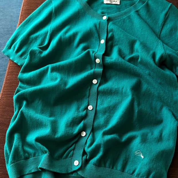 High gauge cotton short sleeve knit card