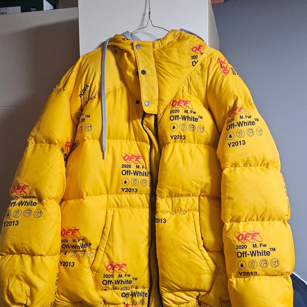 오프화이트 패딩 정품