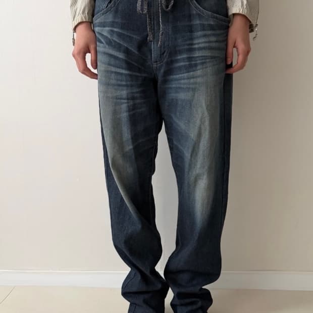 Edwin string denim pants