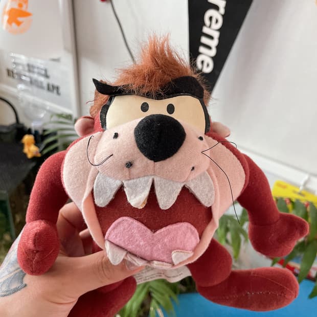 90s 빈티지 루니툰즈 태즈 인형