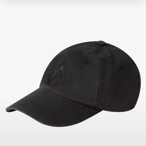 아캄 워시드 코튼 볼캡 블랙