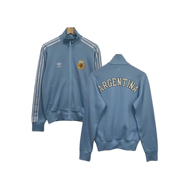 아디다스 아르헨티나 연하늘 트랙탑 희귀 져지