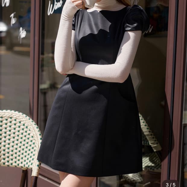 플로움 페티트 샌더소니아 드레스 xs 블랙