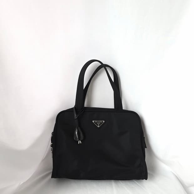 [정품 PRADA] 프라다 포코노 나일론 스몰 토트백