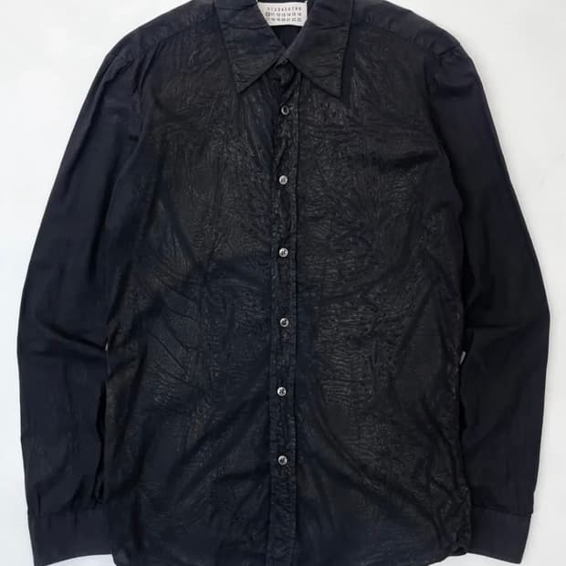 마틴 마르지엘라 오일 왁스 페이드 셔츠