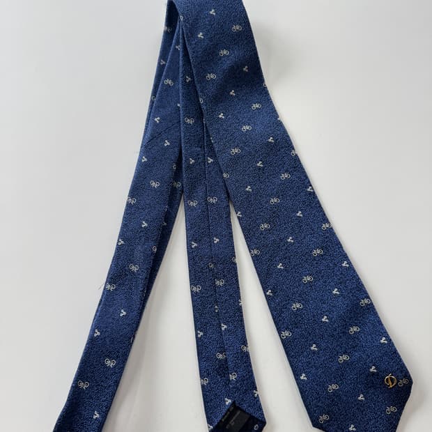 듀퐁(S.T.Dupont) 금장 실크 넥타이 8cm