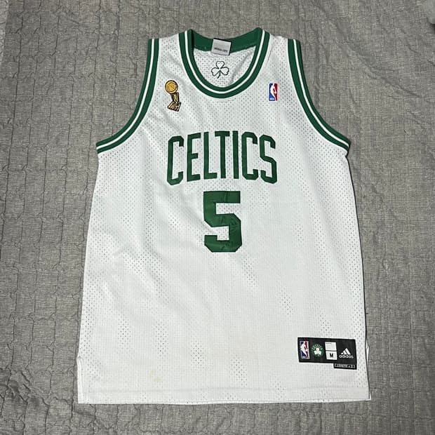 아디다스 셀틱스 케빈가넷 스윙맨 M 농구 져지 유니폼 가넷 케빈 5번