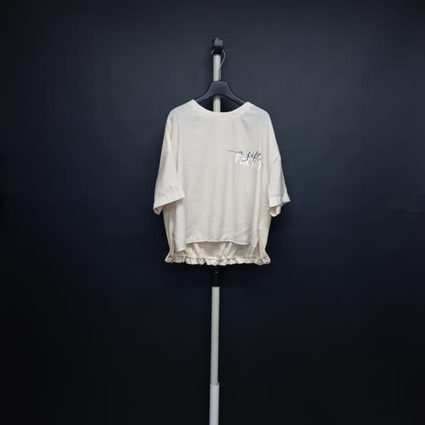 더 아이잗 춘하 레이온 언발 블라우스 티 F 44-77