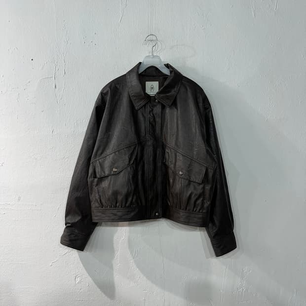 망고매니플리즈 레더 자켓 FREE