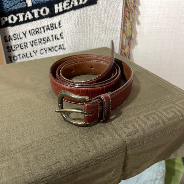 엘엘빈 LL Bean 빈티지 레더 벨트 made in USA