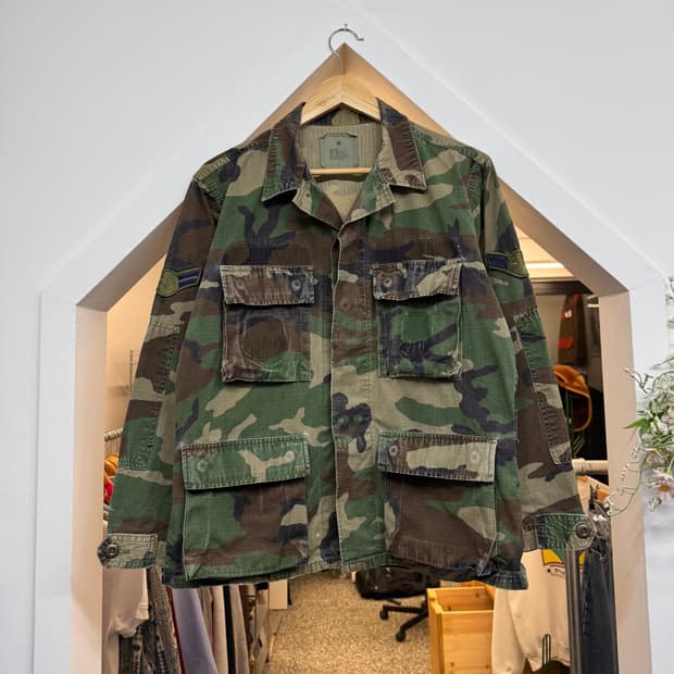 US Army 미군 우드랜드 카모 셔츠 자켓 (S)  