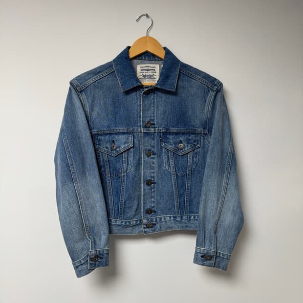 리바이스 LMC 프리미엄 블루탭 3 데님자켓 트러커자켓 M