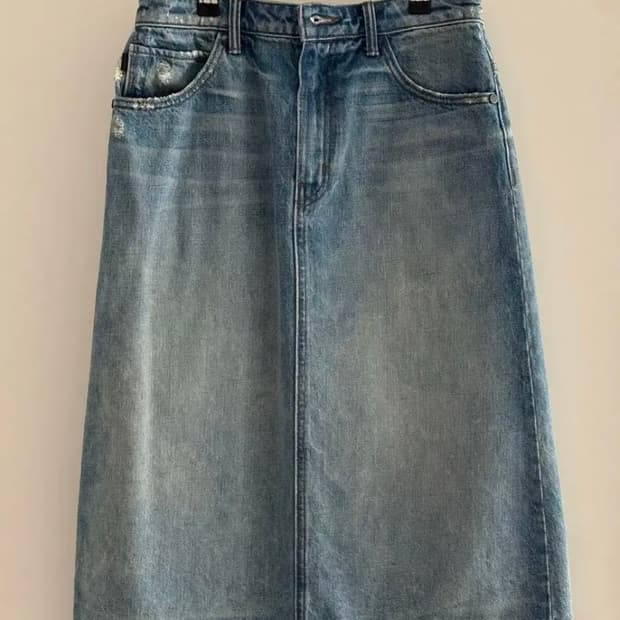 헬무트 랭 데님 스커트