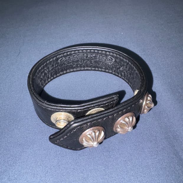 크롬하츠 레더 팔찌