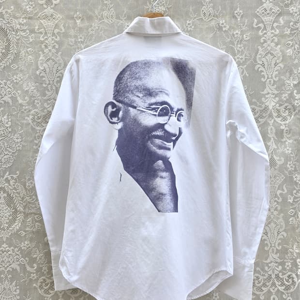 90s 노마카말리 간디 셔츠 (made in japan)