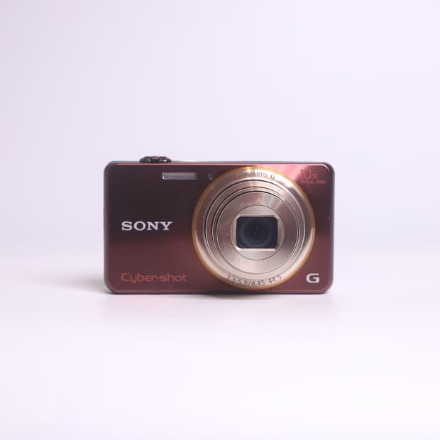소니 사이버샷 WX100 버건디