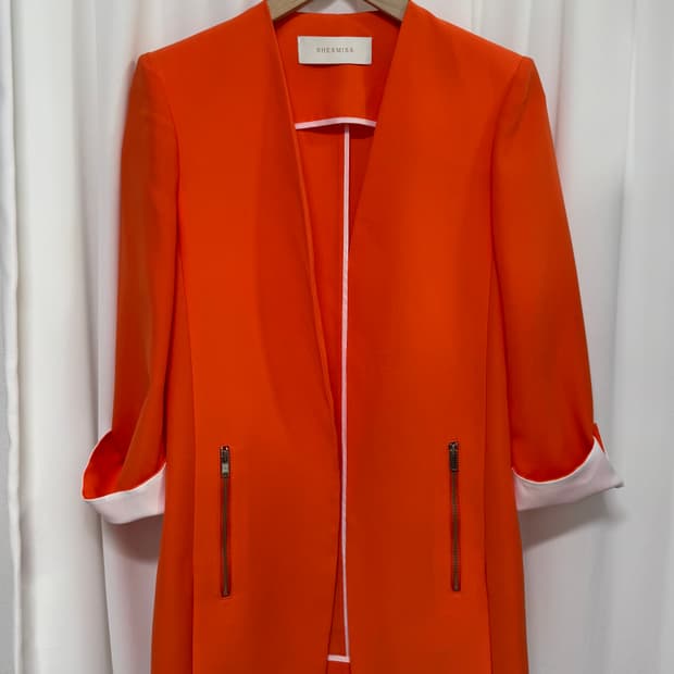 SHESMISS 쉬즈미스 오렌지 자켓